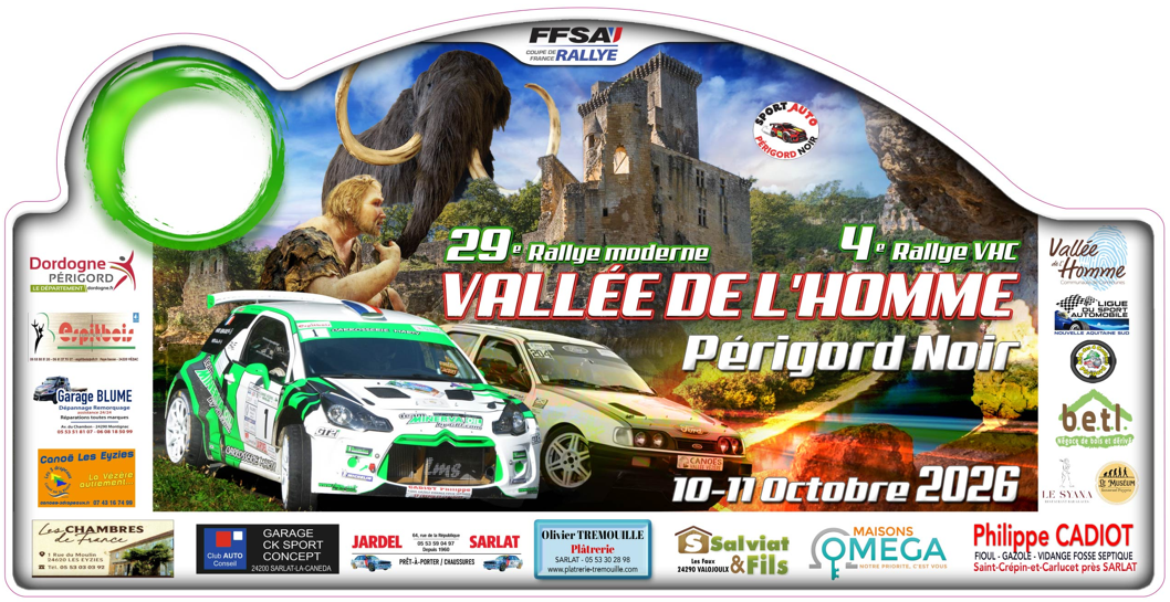Plaque Rallye 2026